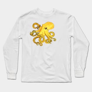 Watercolor Octopus Long Sleeve T-Shirt